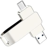 ราคา แฟลชไดร์ฟ256GB USB C สำหรับ Iphone 15 Pro Max2 In 1 OTG USB C 128GB 64GB สำหรับ Xiaomi OPPOjump Drive โลหะหน่วยความจำ Type C ความเร็วสูงสำหรับโทรศัพท์ Androidคอมพิวเตอร์MacBookแท็บเล็ตพีซี (2161677012