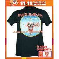 ราคา เสื้อวง Iron Maiden เสื้อวงดนตรีร็อค เดธเมทัล เสื้อวินเทจ ไอเอิร์นเมเดน ไอร่อน IRN1560 (18612791609)