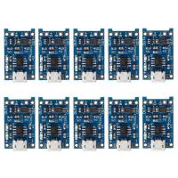 ราคา 10Pcs 5V 1A 18650 Lithium Battery Charging Board TP4056 Lithium Battery Charging Board Micro USB Charge Module Protect (22636573278)