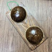 ราคา กะลามะพร้าวนวดฝ่าเท้า กะลาคู่นวดเท้า พร้อมส่ง (14941856390)