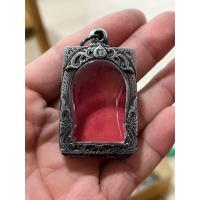 ราคา ตลับเงินเก่าใส่พระสมเด็จพิมพ์มาตรฐาน ขนาดตลับ 2 9x4 2 cm (16406667216)