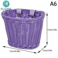 ราคา ELGMK ตะกร้าจักรยานถอดออกได้ตะกร้าหวายเทียมกระเป๋าเก็บของมือจับด้านหน้ากระเป๋าเป้สะพายหลังอุปกรณ์เสริมสำหรับขี่จักรยาน (23284072375)