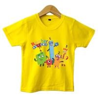 ราคา พร้อมส่งเสื้อเฮีย ใหม่ ใหม่ เสื้อยืด ลายตัวเลข NUMBERBLOCKS KIDS สําหรับเด็ก ผ้าฝ้ายแท้ (22732615575)