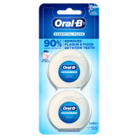 ราคา แพ็คคู่ Oral B Dental Essential Floss 50m Super Floss Waxed 50pcs ออรัลบี ไหมขัดฟัน (22435361853)