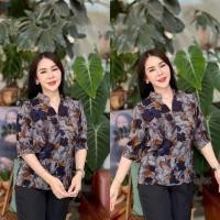 ราคา เสื้อยืดเเขนยาวติดกระดุมหลังใส่ทำงานเที่ยว เป็นเสื้อคลุมได้หมด (21046928414)