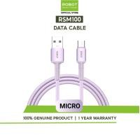 ราคา ROBOT สายชาร์จ สายชาร์จไอโฟน สายชาร์จ iphone lightning Fast Charge 2 4A ของแท้ 100 RSL100 รับประกัน1ปี สีเขียว Micro USB iOS Type C สายชาร์จ Fast Charge Data Cable (19494761665)