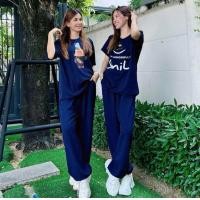 ราคา ชุดเซ็ตขาจั้ม 999 99 1เสื้อ กางเกงขายาวผ้าเวฟเว็บ ผู้หญิงผู้ชายใส่ได้ ฟรีไซด์ อกหน้าผ้า48 เอว25 40 ยาว40 Clothing Lady Women (23122331073)