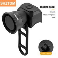 ราคา COD SHZTGM กระดิ่งไฟฟ้าติดจักรยานชาร์จ USB แตรเตือนจักรยานเสือภูเขาแหวนนิรภัยกระดิ่งกันน้ำอุปกรณ์เสริมจักรยาน (24602626491)