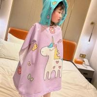ราคา Cute Cartoon 3 10 Years Old Childrens Bath Towel Cloak Soft Skin friendly Hair free Bath Water Absorbent Quick drying Wearing Baby Bath Towel (24654997503)