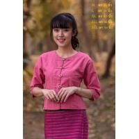 ราคา เสื้อผ้าฝ้ายผ้าพื้นเมืองเสื้อกาสะลองผ้าฝ้ายเชียงใหม่ (21738956659)