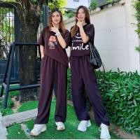 ราคา ชุดเซ็ตขาจั้ม 999 99 1เสื้อ กางเกงขายาวผ้าเวฟเว็บ ผู้หญิงผู้ชายใส่ได้ ฟรีไซด์ อกหน้าผ้า48 เอว25 40 ยาว40 Clothing Lady Women (23122331079)