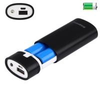 ราคา กล่องผิวนอก Power Bank 2X18650 5600MAh ของ HAWEEL DIY พร้อมเอาต์พุตและตัวบ่งชี้ USB (17125240612)