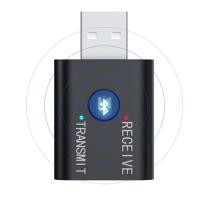 ราคา USB Bluetooth ตัวรับสัญญาณBlutooth ตัวรับส่งสัญญาณบลูทูธไร้สาย เครื่องรับสัญญาณบลูทูล ไร้สาย USB Bluetooth 5 0 Transmitter Receiver 2 in 1 for TV PC Headphones Home Stereo Car HIFI Audio D59 (24760928