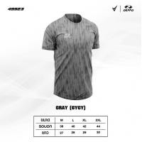 ราคา NEW DEFFO 49 923 เสื้อกีฬาเบา แห้งเร็ว ดีไซน์กราฟิกสุดล้ำ (23977118827)
