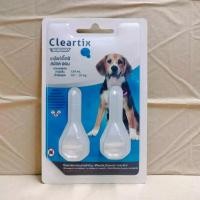 ราคา Cleartix ยาหยดเห็บหมัดสำหรับ สุนัขและแมว 1 แผง มี 2 หลอด (23440719871)