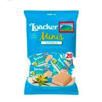 ราคา Loacker wafer mini 200g ล็อคเกอร์เวเฟอร์มินิ 200 กรัม รสวนิลลา ขนาด 20 ชิ้น (24846903753)
