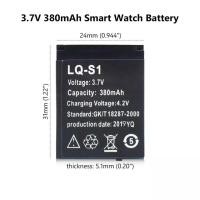 ราคา 1 Pces LQ S1 3 7V 380Mah Li Ion Bateria แบตเตอรี่ลิเธียมไอออนโพลีเมอร์สมาร์ทวอทช์ AB S1 Dj 09 Dz09 Gjd HKS S1 FYM M9 SCX M9 Smart watch lithium ion polymer battery (10663161146)