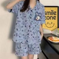 ราคา oobest ชุดนอน ชุดนอนผ้าคอตตอน ลายใหม่ ชุดนอนผู้ใหญ่แขนสั้นขาสั้น ชุดนอนผ้าคอตตอน ผ้าฝ้าย ชุดนอนลายน่ารัก ชุดนอน ผู้หญิง (24298701041)