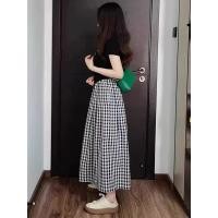 ราคา กระโปรงสั้นลายสก็อตเอวสูงทรงหลวมสำหรับผู้หญิงไซส์ใหญ่ ฤดูร้อน ผ้าบาง กระโปรงทรงเก้าส่วน ทรงสลิมฟิต แฟชั่นลำลอง (24921600054)