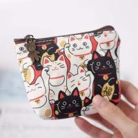 ราคา กระเป๋าสตางค์ผ้าใบแคนวาสบางเฉียบสำหรับผู้หญิง INS ลายการ์ตูน กระเป๋าใส่เหรียญแบบพกพา ซิป กระเป๋าใส่โทรศัพท์มือถือ กระเป๋าสตางค์แฟชั่นสำหรับเยาวชน (24225387223)