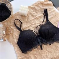 ราคา Lace Womens Bra Push Up Bra With Padding Transparent Underwear Breathbale Comfortable Lady Lingerie Female Underwear Tops Brassiere (22775312266)