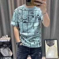 ราคา SEA IQANGEL เสื้อยืดแขนครึ่งตาข่ายสำหรับผู้ชายเสื้อแขนสามส่วนเวอร์ชันเกาหลีฤดูร้อนลำลองทรงหลวมเสื้อยืดพิมพ์ลาย (24239277695)