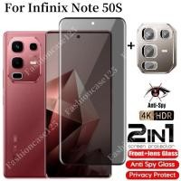 ราคา ฟิล์มฟิล์มกระจกนิรภัย2in1 Infinix Note 50S ปกป้องหน้าจอสำหรับ Infinix Note 50S InfinixNote50s กระจกนิรภัยขนาด5G 4G 2025คลุมทั้งหมดเลนส์ด้านหลังฟิล์มกันรอยด้านหน้า (24431286143)