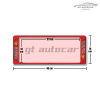 ราคา กรอบป้ายทะเบียนรถยนต์กันน้ำ ลาย Manchester United กรอบป้ายทะเบียนแมนยู (20416627523)