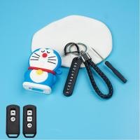 ราคา เคสฝาครอบกุญแจโดเรมอนการ์ตูนรถจักรยานยนต์สำหรับฮอนด้าคลิกใหม่ 125 Vario 160 Vario 125 PCX 160 ADV 160 new Scoopy 2022 รีโมทสกูตเตอร์ (24077702206)