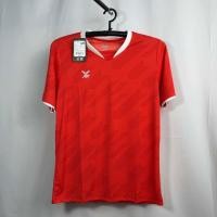 ราคา เสื้อกีฬา FBT คอวี คอเย็บปกเสริม พิมพ์ลาย ผ้ามัน ลื่น B2A222 (23961250409)