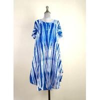 ราคา ชุดเดรสมัดย้อม ผ้ามัดย้อมทูโทน ชุด มัดย้อม คราม รอบอกเสื้อ 42 44 นิ้ว เสื้อยาว42 นิ้ว ย้อมสีคราม เดรสทรงยาว เน้นขายราคาถูก ใส่สบาย (24958989739)