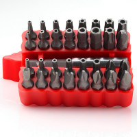ราคา ชุด หัวไขควง เบอร์พิเศษ ที่ควรมีติดกล่องเครื่องมือ 33ชิ้น security screwdriver ไขน๊อตกันขโมย สามแฉก สี่แฉก หกเหลี่ยม ดอกดาว ท็อกซ์ มีรู เขี้ยวงู Torq Set Torx Tri Wing Hex Snake Eyes Tri point (106810