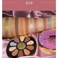 ราคา Hojo Shiny Beauty Jewel Luxury Eyeshadow Plate No 8031 อายแชโดว์ 11 ช่อง สีสวย ติดทนยาวนาน (24232678138)