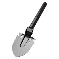 ราคา พลั่วพับมัลติฟัง พลั่วจอบฉุกเฉินพับสนามเดินป่าตั้งแคมป์ พลั่วอเนกประสงค์ 7 ใน 1 พร้อมกระเป๋าสำหรับพกพา Multi function Military Portable Folding Camping Shovel (24705341428)