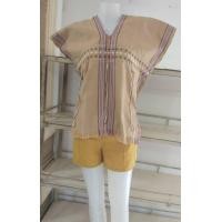 ราคา เสื้อกระเหรี่ยงผ้า ฝ้ายทอมือ ชุดพื้นเมือง (8306638567)