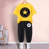 ราคา ชุดเซ็ทเด็กเสื้อยืด กางเกงขายาวใส่ได้ทั้งเด็กชายและเด็กหญิงลายสวยแฟชั่งนานาชาติชุดเซ็ทเด็กเสื้อยืด กางเกงขายาวผ้านุ่นใสสบาย H211 K211B (19664203052)