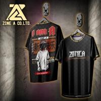 ราคา เสื้อพิมพ์ลาย Zone A รุ่น I am A เสื้อคอกลม เสื้อวัยรุ่นหล่อเท่ ราคาถูก เนื้อผ้าดี (22989130803)