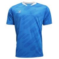 ราคา เสื้อกีฬา FBT คอวี คอเย็บปกเสริม พิมพ์ลาย ผ้ามัน ลื่น B2A222 (23489815536)