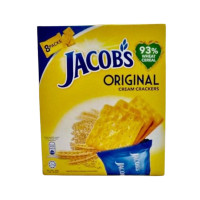 ราคา Jacobs Original Cream Crackers Jacobs ขนมปังจาค็อบส์ Original แครกเกอร์ธัญพืช แพ็คเก็จใหม่ 240 grams (22348466420)