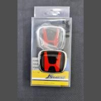 ราคา โลโก้ HONDA ติดแป้นแตรพวงมาลัย สีแดง สีดำ สีดำแดง (23702499083)