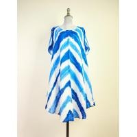 ราคา ชุดเดรสมัดย้อม ผ้ามัดย้อมทูโทน ชุด มัดย้อม คราม รอบอกเสื้อ 42 44 นิ้ว เสื้อยาว42 นิ้ว ย้อมสีคราม เดรสทรงยาว เน้นขายราคาถูก ใส่สบาย (24952330786)