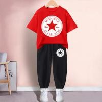 ราคา ชุดเซ็ทเด็กเสื้อยืด กางเกงขายาวใส่ได้ทั้งเด็กชายและเด็กหญิงลายสวยแฟชั่งนานาชาติชุดเซ็ทเด็กเสื้อยืด กางเกงขายาวผ้านุ่นใสสบาย H211 K211B (19664203082)