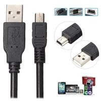 ราคา 5m 3m 1 8m USB 2 0 A to Mini B 5pin Data Power Charging Cable Cord Adapter (357122698)