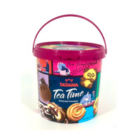 ราคา New คุกกี้ถัง ทาทาวา Tatawa Tea Time Assorted Cookies คุกกี้รุ่นถัง ถังใหญ่จุกๆ 400g (20761010545)