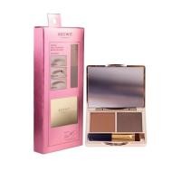 ราคา พาเลท เขียนคิ้ว คิ้วฝุ่น บราวอิท บาย น้องฉัตร Browit by NONGCHAT Easy Drawing Brow Shadow (16480401857)