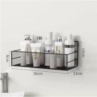 ราคา ชั้นวางของ ในห้องน้ำ ชั้นอเนกประสงค์ มีหลายฟังชั่นหลายรูปแบบ ติดผนังกระจก กระเบื้อง ไม่ต้องเจาะผนัง (24880983326)