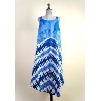 ราคา ชุดมัดย้อมทูโทน ย้อมสีคราม เดรสมัดย้อมสายเดี่ยว ถักเปีย2ข้าง อกเสื้อ 42 44 เสื้อยาว 42 ทรงสวย ใส่เที่ยว ใส่อยู่บ้าน ใส่นอน ใส่สบาย (24946767724)