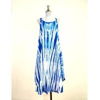 ราคา ชุดมัดย้อมทูโทน ย้อมสีคราม เดรสมัดย้อมสายเดี่ยว ถักเปีย2ข้าง อกเสื้อ 42 44 เสื้อยาว 42 ทรงสวย ใส่เที่ยว ใส่อยู่บ้าน ใส่นอน ใส่สบาย (24951900998)