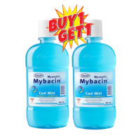 ราคา 1แถม1 MyBacin Mouthwash 500ml น้ำยาบ้วนปากมายบาซิน 500มล (24756349535)