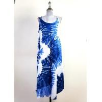 ราคา ชุดมัดย้อมทูโทน ย้อมสีคราม เดรสมัดย้อมสายเดี่ยว ถักเปีย2ข้าง อกเสื้อ 42 44 เสื้อยาว 42 ทรงสวย ใส่เที่ยว ใส่อยู่บ้าน ใส่นอน ใส่สบาย (24946767739)